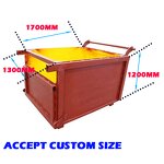 Stone Waste Container Factory - Open Side Dumpster Bin