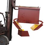 Stone Waste Container Factory - Red Customized Dumpster