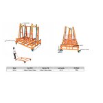 A-Frame Trolley Factory - Cheap Stone Transport Dolly