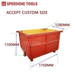 Steel Dumpster Bin Factory - 4 Sided Closed Dumpster