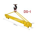 Lifting Beam Factory - Heavy Duty Yellow with Hooks