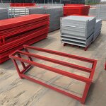 Steel Work Table Factory - Custom Red Production Table