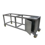 Industrial Work Table Factory - Steel with Wheels