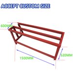 Steel Work Table Factory - Custom Red Production Table