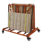 A-Frame Trolley Factory - Glass Slab Transport Cart