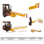 Forklift Jib Factory - Telescoping Boom Attachments