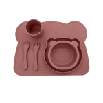 Baby Feeding Set Manufacturer - Wholesale Silicone Divider Spoon Suction Bowl