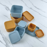 Silicone Lunch Box Manufacturer - Custom 3 in 1 Leak Proof Bento Box