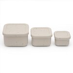 Silicone Lunch Box Manufacturer - Custom 3 in 1 Leak Proof Bento Box