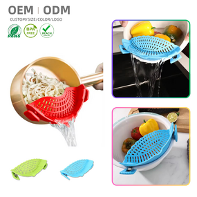 Silicone Colander Manufacturer - Kitchen Draining Basket Vegetable Strainer