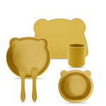 Baby Feeding Set Manufacturer - Wholesale Silicone Divider Spoon Suction Bowl