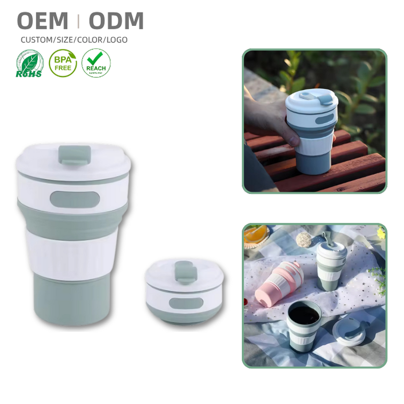 Collapsible Coffee Cup Manufacturer - Custom Reusable Silicone Drinkware for Outdoor