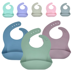 Silicone Baby Bib Manufacturer - Custom Logo Waterproof BPA Free Bib