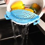 Silicone Colander Manufacturer - Adjustable Clip-on Strainer for Kitchen