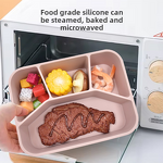 Silicone Bento Box Manufacturer - 4 Compartments Leakproof Lunch Container