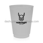 PP Reusable Plastic Cup Manufacturer - 18oz Frosted Custom Logo & Color Lid