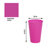 PP Reusable Cup Manufacturer - Modern Simple Solid Color Large Diameter No Insulation
