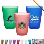 PP Reusable Plastic Cup Manufacturer - 12oz Frosted Custom Logo for Outdoor Parties