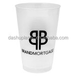 PP Reusable Plastic Cup Supplier - 10oz Frosted Custom Logo for Office & Weddings