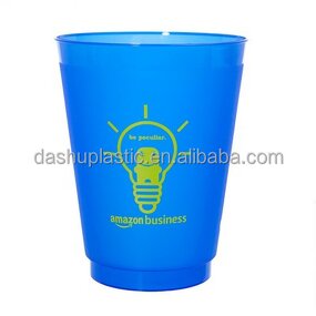 PP Reusable Plastic Cup Manufacturer - 18oz Frosted Custom Logo & Color Lid