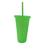 Creative Water Cup Manufacturer - Summer Fluorescent Green Straw Multi-Spec Direct Drinking