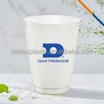 PP Reusable Plastic Cup Supplier - 10oz Frosted Custom Logo for Office & Weddings