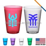 PP Reusable Plastic Cup Manufacturer - 12oz Frosted Custom Logo for Outdoor Parties