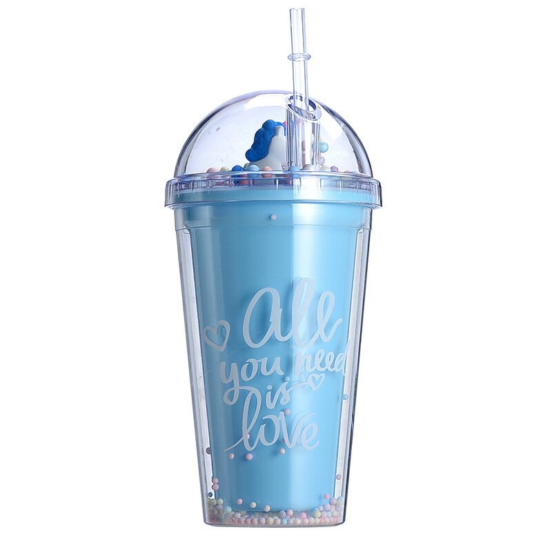 PS Lenticular Water Bottles Manufacturer - 600ml Custom Color Logo for Kids Outdoor