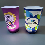 LED Luminous Disposable Cup Factory - PS Material 6-12 Hours Thermal Insulation Party Props
