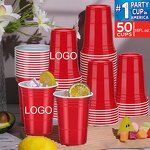 Disposable Plastic Stadium Cups Factory - OEM Design Custom Color Logo 8-40oz