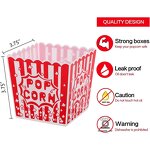 Microwavable Popcorn Bucket Factory - 85 oz Large with Lid Custom Logo Color Sealing