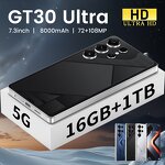 GT30 Ultra 5G Smartphone Factory - 16GB+1TB Unlocked Android 100W OEM