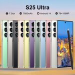 S25 Ultra 5G Smartphone Factory - 7.3in 16GB+1TB 108MP Multilingual Bulk