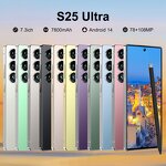 S25 Ultra Smartphone Manufacturer - 7.3in 16GB+1TB Android Unlocked 5G OEM