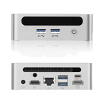 Mini PC 5900HX Factory - 32G+1TB Wi-Fi 6 BT5.2 Win 11 Gaming Office Bulk OEM