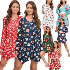 Christmas Onesie Manufacturer - Custom Cute Catsuit Christmas Pajamas for Adult