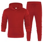Tracksuit Set Manufacturer - Custom Logo Blank Solid Sweatpants Hoodie Set
