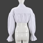 Women Denim Shirt Manufacturer - Wholesale American Style Patchwork Crop Shirt