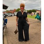 Plus Size Jumpsuit Manufacturer - Wholesale Casual Solid Jumpsuit with Pocket