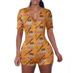 Women Pajama Set Manufacturer - Sexy Plus Size Short Romper Bodycon Sleepwear