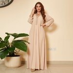 Abaya Dress Manufacturer - Custom Modern Moroccan Kaftan Long Sleeve Maxi Dress
