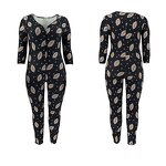 Women Onesie Manufacturer - Floral Plus Size Sleepwear Jumpsuit Pajamas