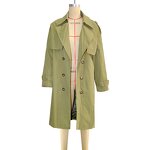 Trench Coat Manufacturer - 2025 New Turn Down Collar X-long Open Front Jacket