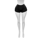 Women Shorts Manufacturer - Hot Selling High Waist Elastic Summer Mini Shorts