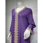 Muslim Dress Manufacturer - Factory Price Elegant Long Abaya Robe