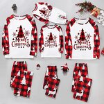 Christmas Pajamas Set Manufacturer - Custom Plaid Xmas Family Matching Pajamas Set