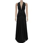 Halter Maxi Dress Manufacturer - Custom Asymmetrical Split Thigh Vacation Dress