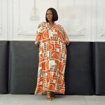 Plus Size Church Dress Manufacturer - Custom Half Lantern Sleeve Pocket Dress