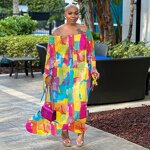 Plus Size Maxi Dress Manufacturer - Wholesale Off Shoulder Floral Long Sleeve Dress