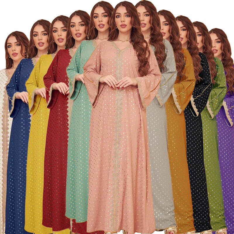 Muslim Dress Manufacturer - Factory Price Elegant Long Abaya Robe